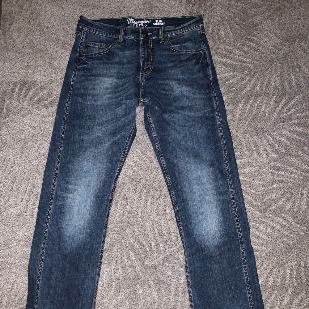 32W 36L Wrangler Slim Straight jeans